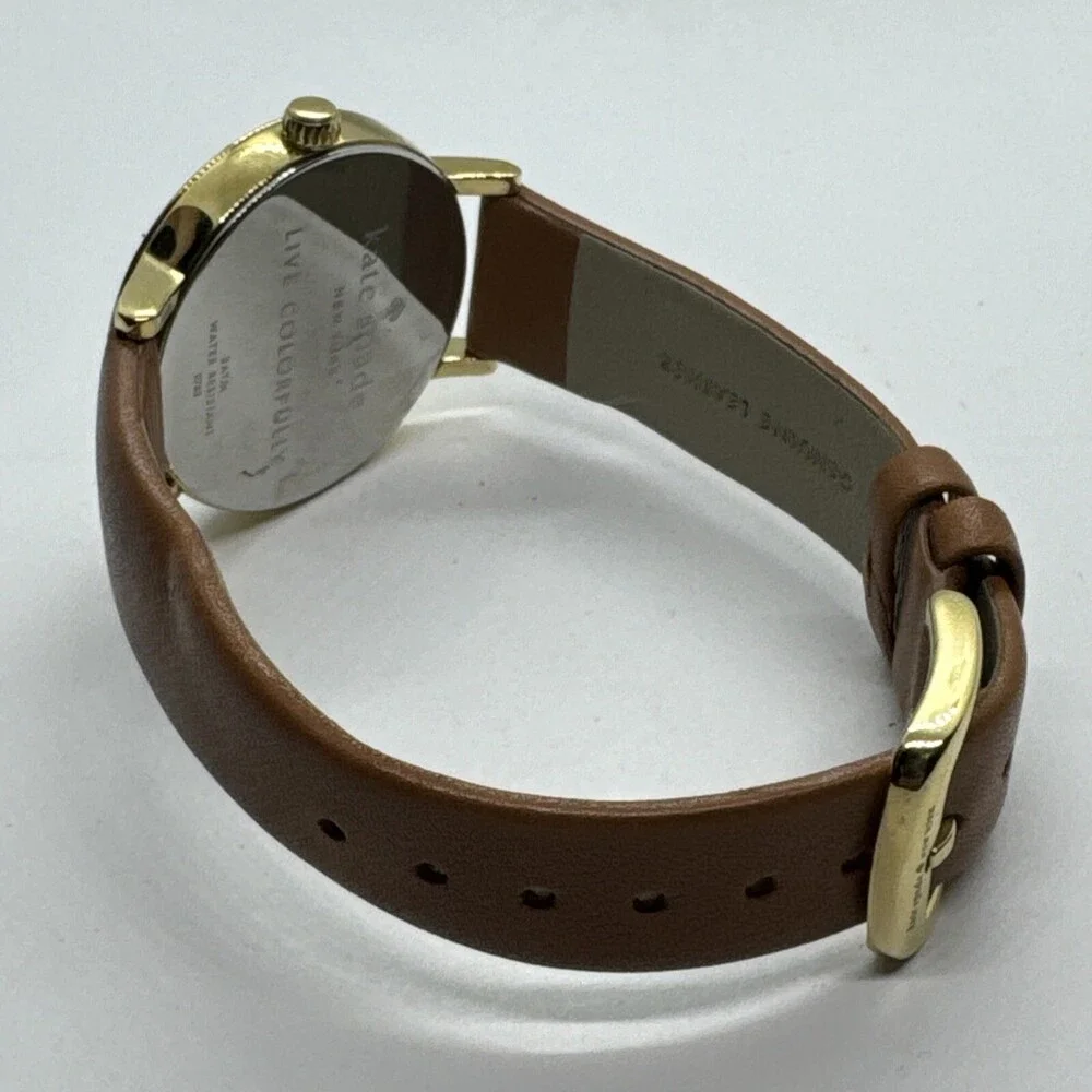 Kate Spade New York 0783 Women's Brown Leather Analog Dial Quartz Watch AEA424
